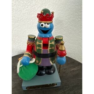 Sesame Street Cookie Monster Christmas Nutcracker Kurt Adler 2007 Rare